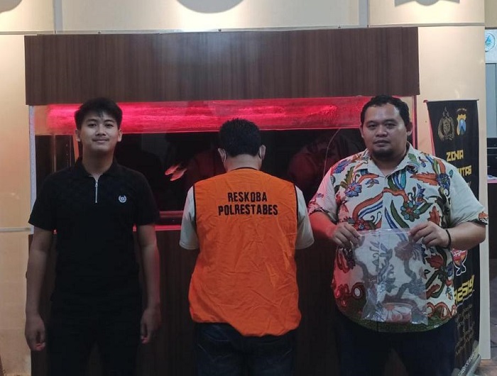 17 Poket Sabu Disita, Residivis Narkotika Asal Dupak Dibekuk Polrestabes Surabaya