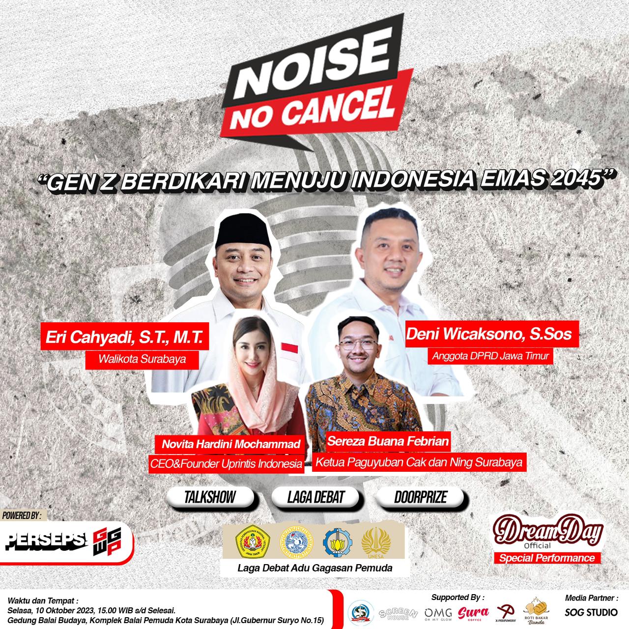 Noise No Cancel Jadi Wadah Anak Muda Surabaya Adu Gagasan untuk Bangsa