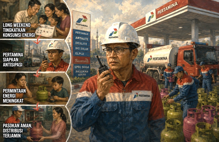 Pertamina Tambah Hampir 1 Juta Tabung Elpiji di Jatim Jelang Libur Panjang