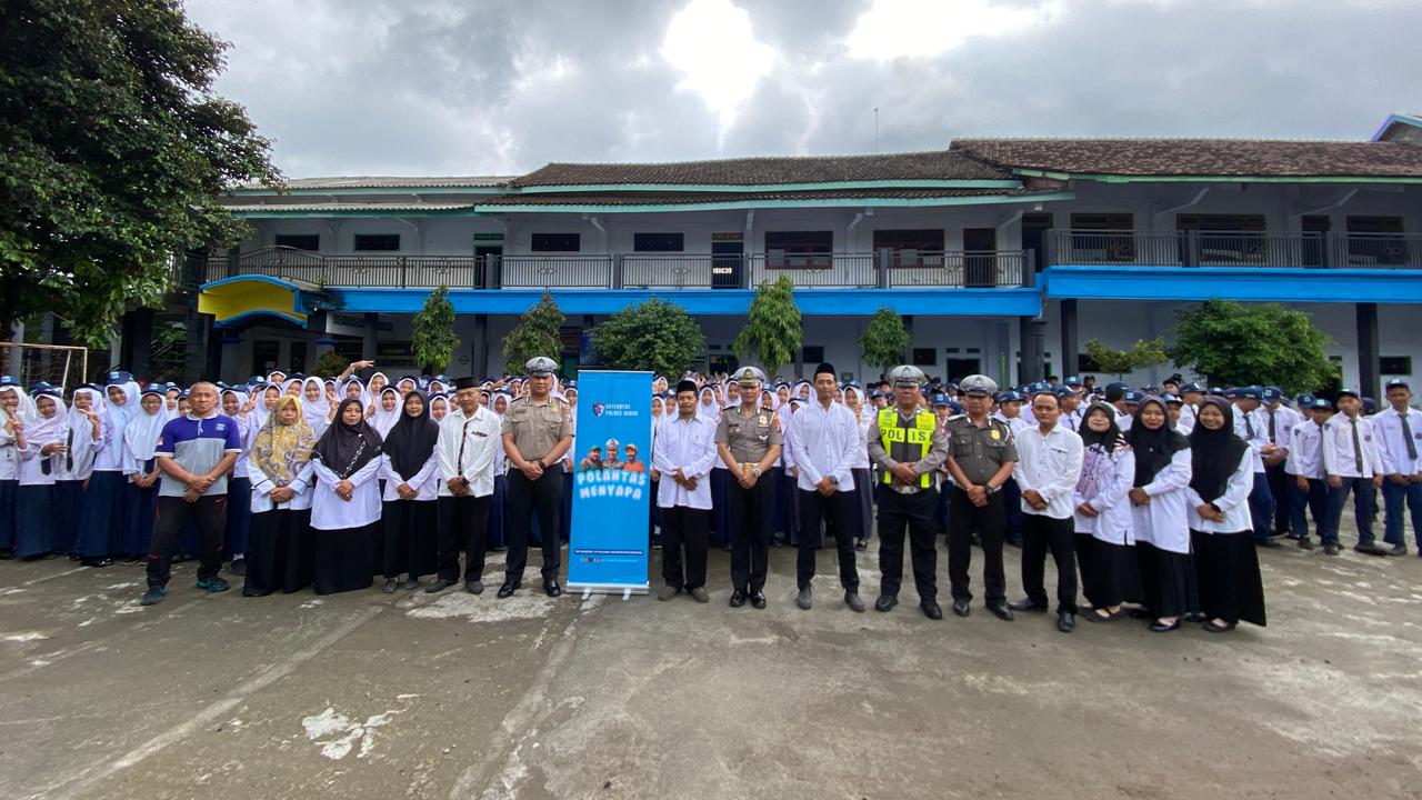 Police Goes to School, Satlantas Polres Kediri Edukasi Para Pelajar