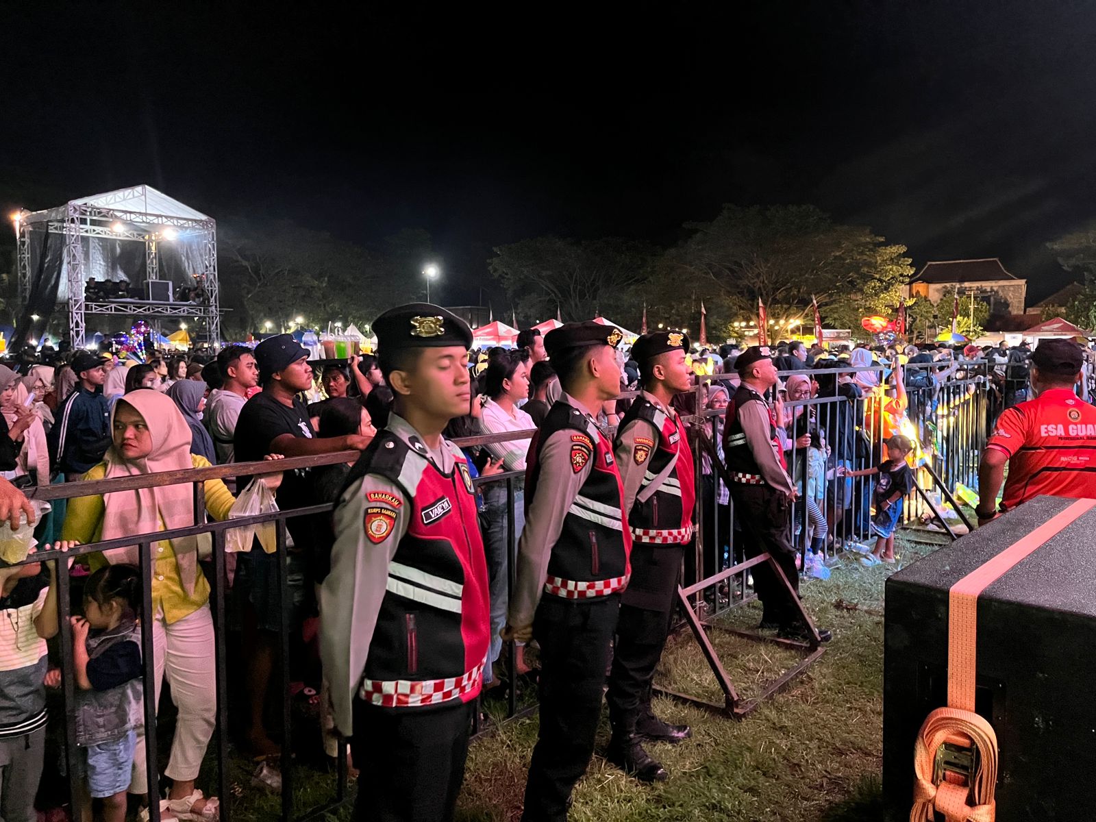 Polresta Banyuwangi Gelar Pengamanan di Launching Honda PCX 160 dan Konser Musik