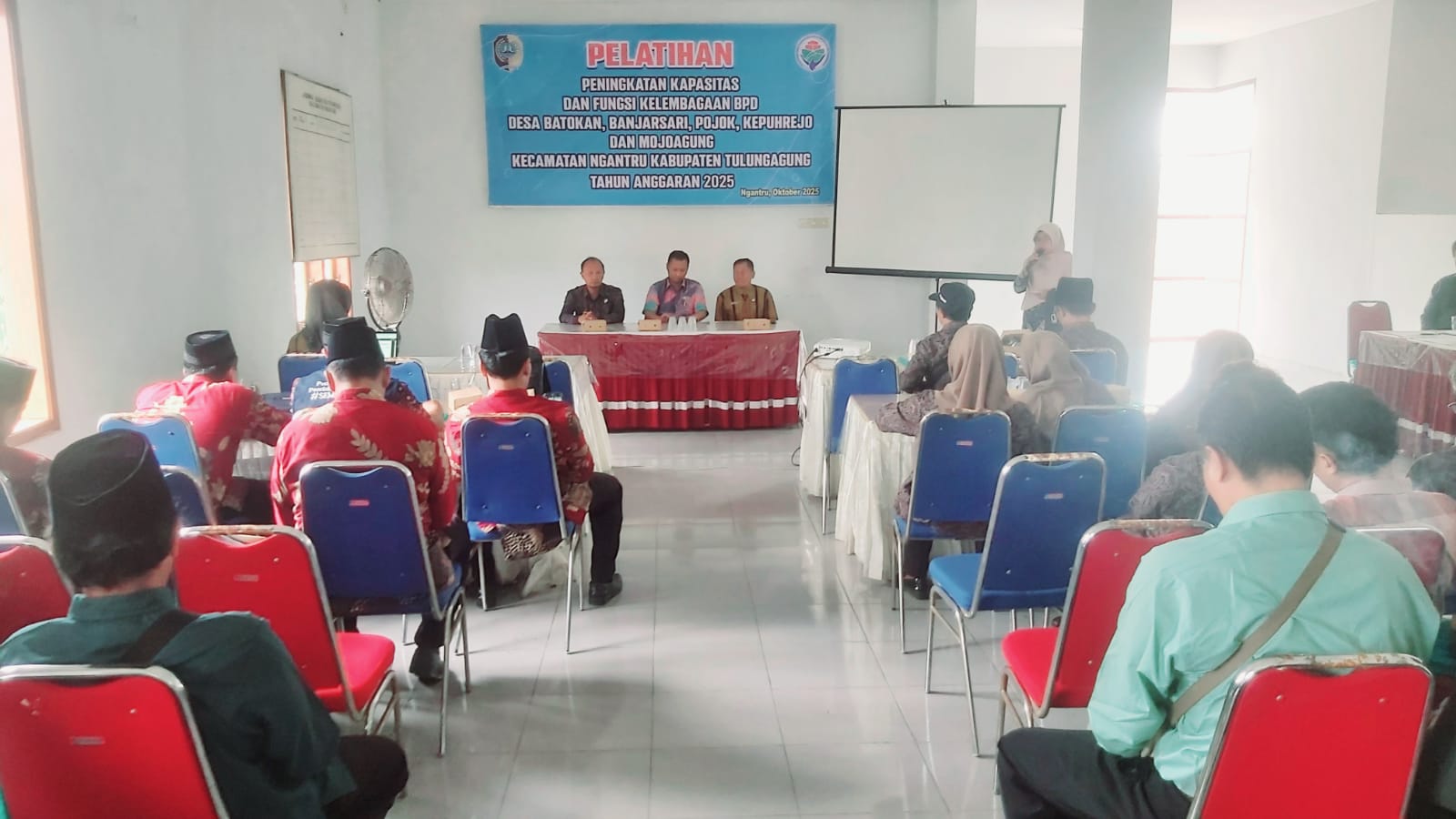 Anggota BPD Kecamatan Ngantru Ikuti Bimtek Peningkatan Kapasitas dan Fungsi Kelembagaan