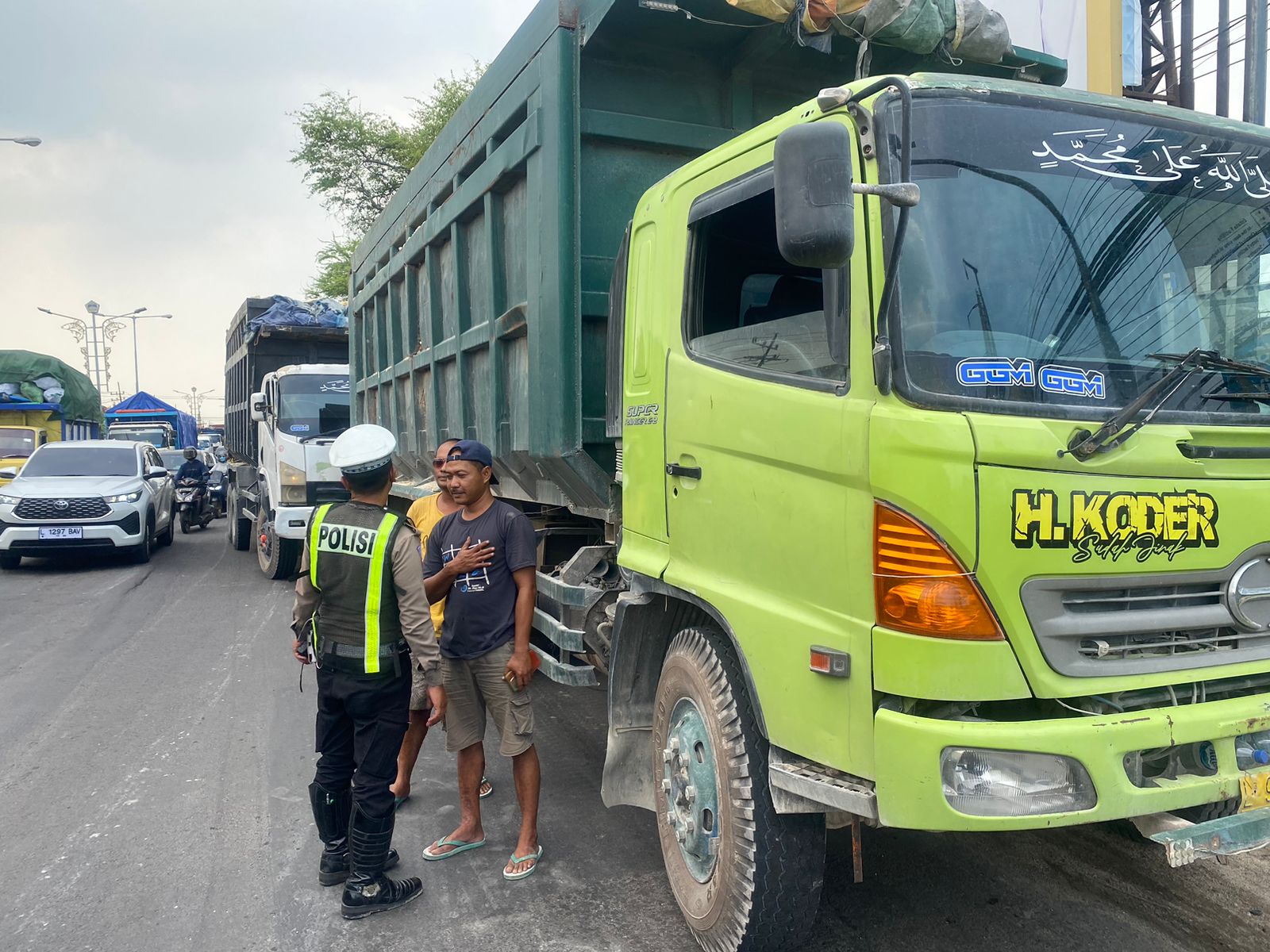 Operasi Zebra Semeru 2024, Satlantas Polres Gresik Tindak Puluhan Truk 