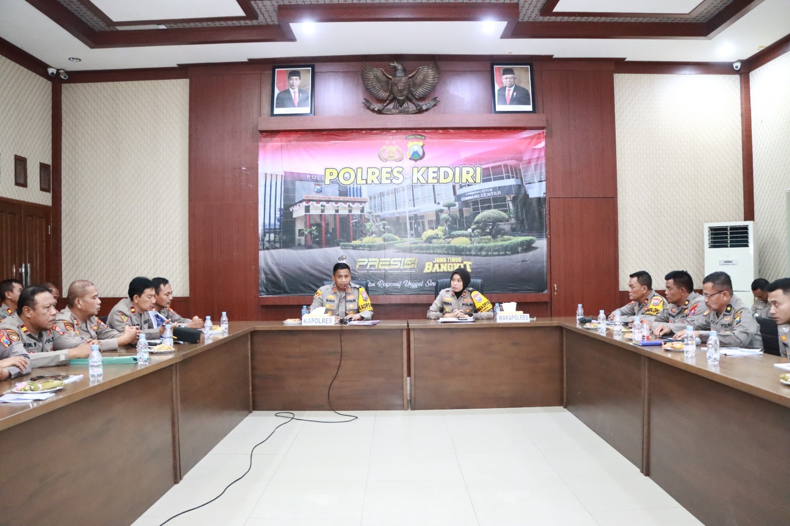 Polres Kediri Gelar Anev Sitkamtibmas September 2024