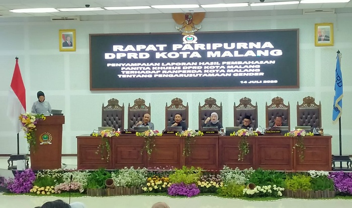 DPRD Kota Malang Sampaikan Hasil Bahasan Raperda PUG