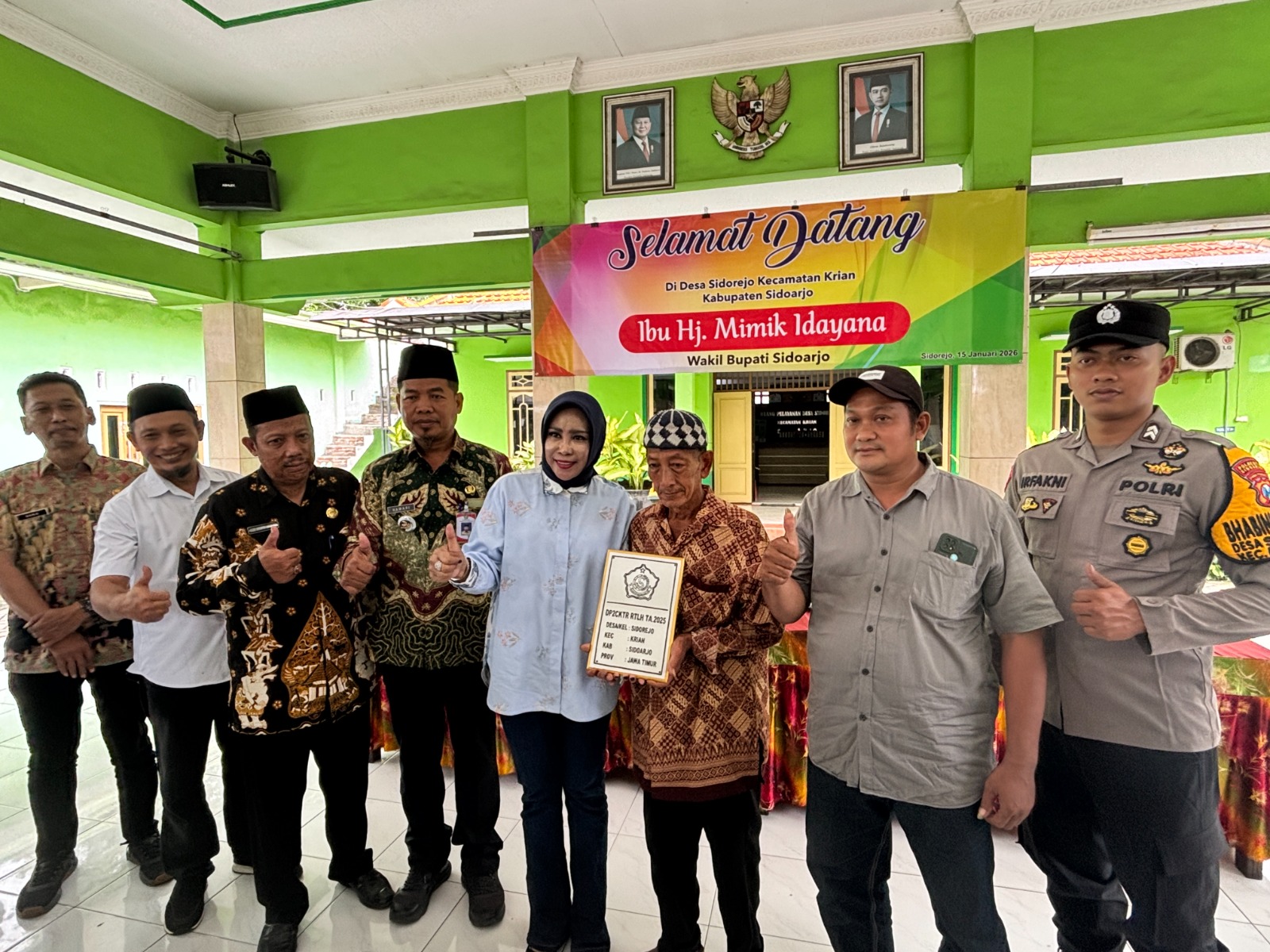 800 RTLH di Sidoarjo Diperbaiki