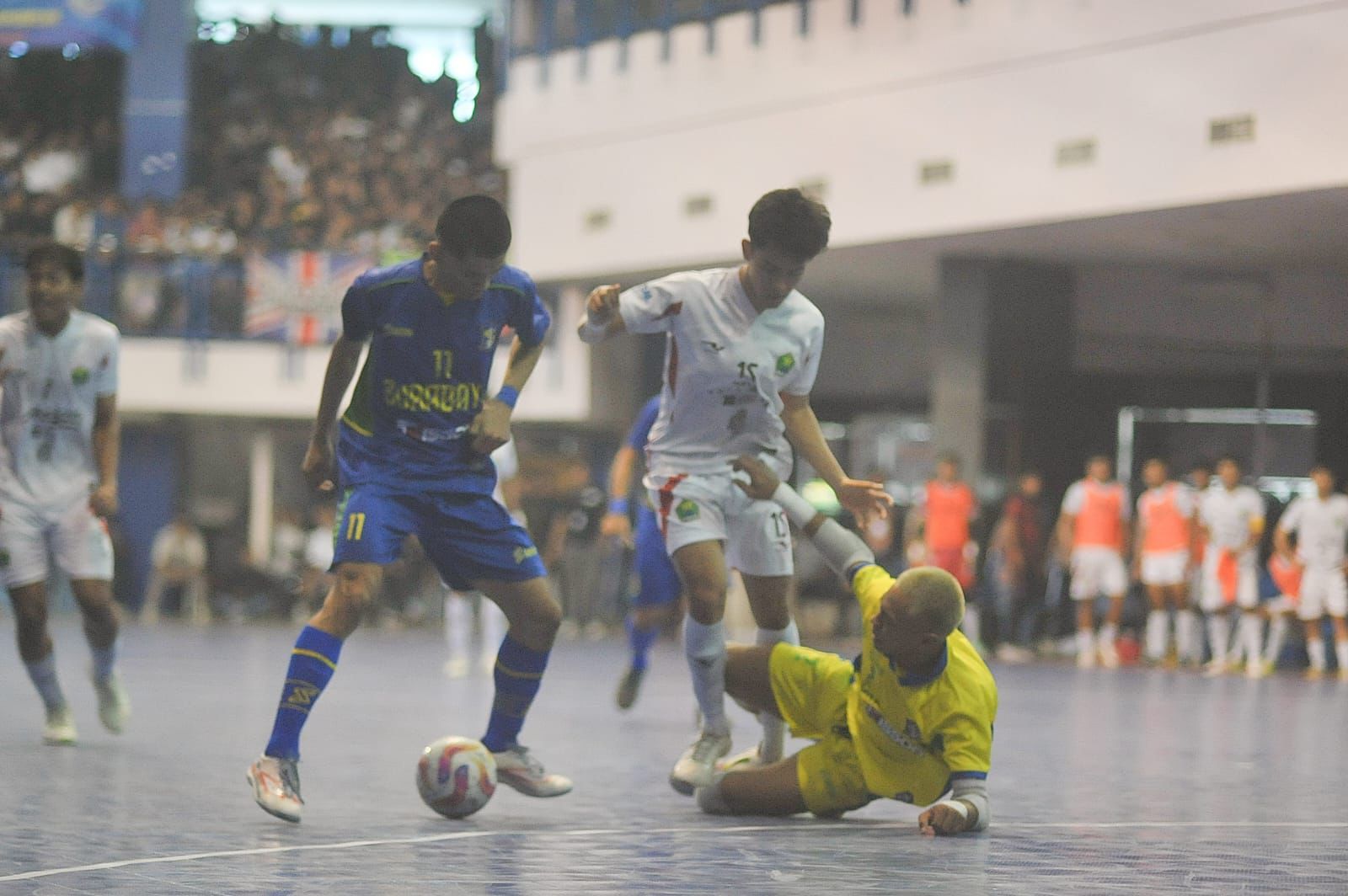 Final Futsal Porprov Jatim Ricuh, Laga Surabaya vs Malang Ditunda
