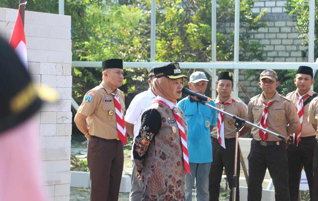 Wakil Bupati Nurul Azizah Buka Perkemahan Wirakarya Jawa Timur 2025, Berbakti Melalui Pemugaran Rumah Tidak La