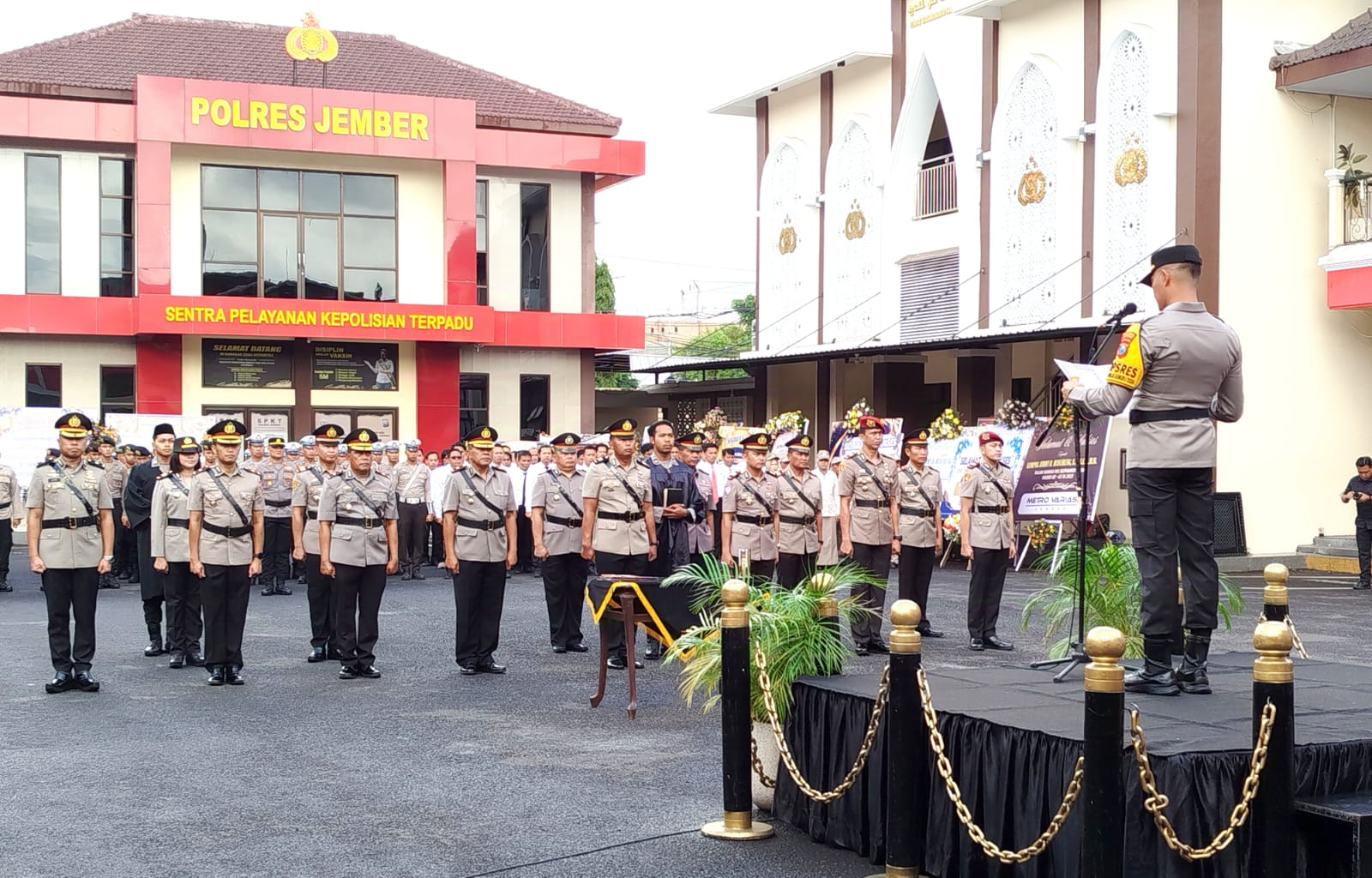 Rotasi Besar-besaran di Polres Jember, Wajah Baru Pimpin Sejumlah Sektor