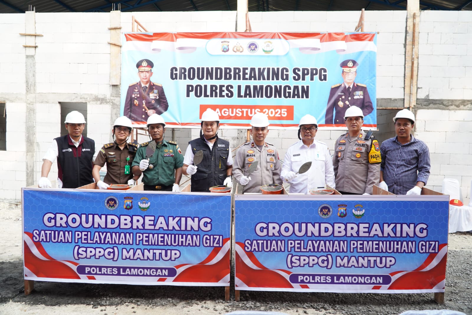 Groundbreaking SPPG, Lompatan Strategis Sukseskan Program MBG di Lamongan