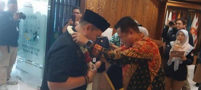 Ketua KPU RI Resmikan Podcast KPU Jatim