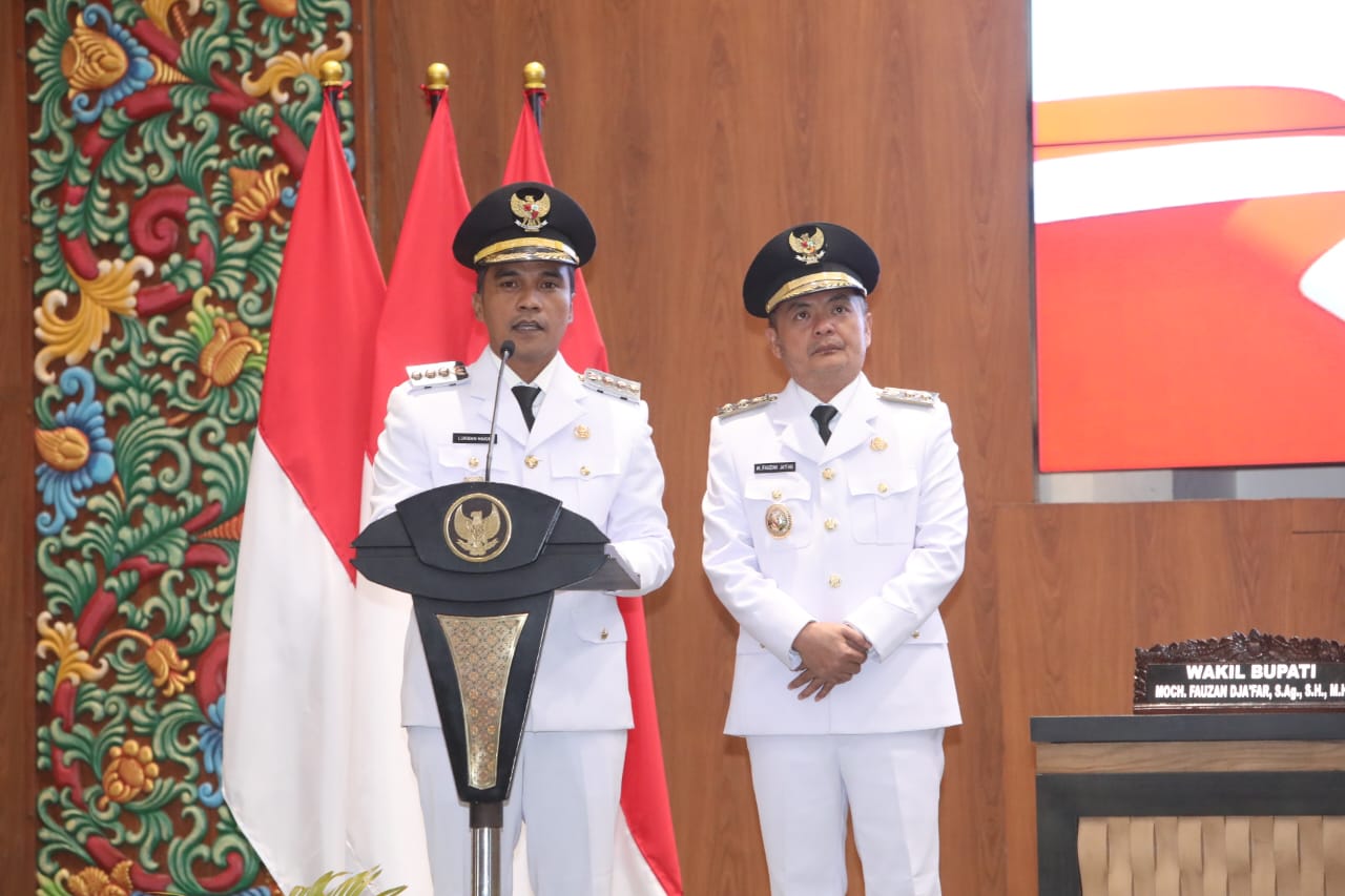 Bupati dan Wakil Bupati Sampaikan Visi-Misi dalam Rapat Paripurna DPRD Bangkalan