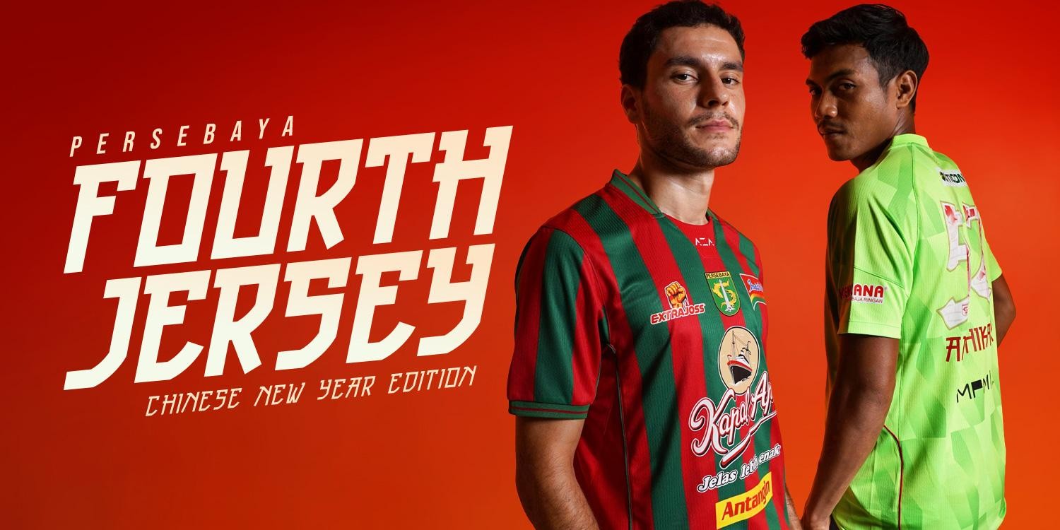 Persebaya Rilis Jersey Keempat Bertema Imlek, Siap Dipakai di Super League 2025/2026