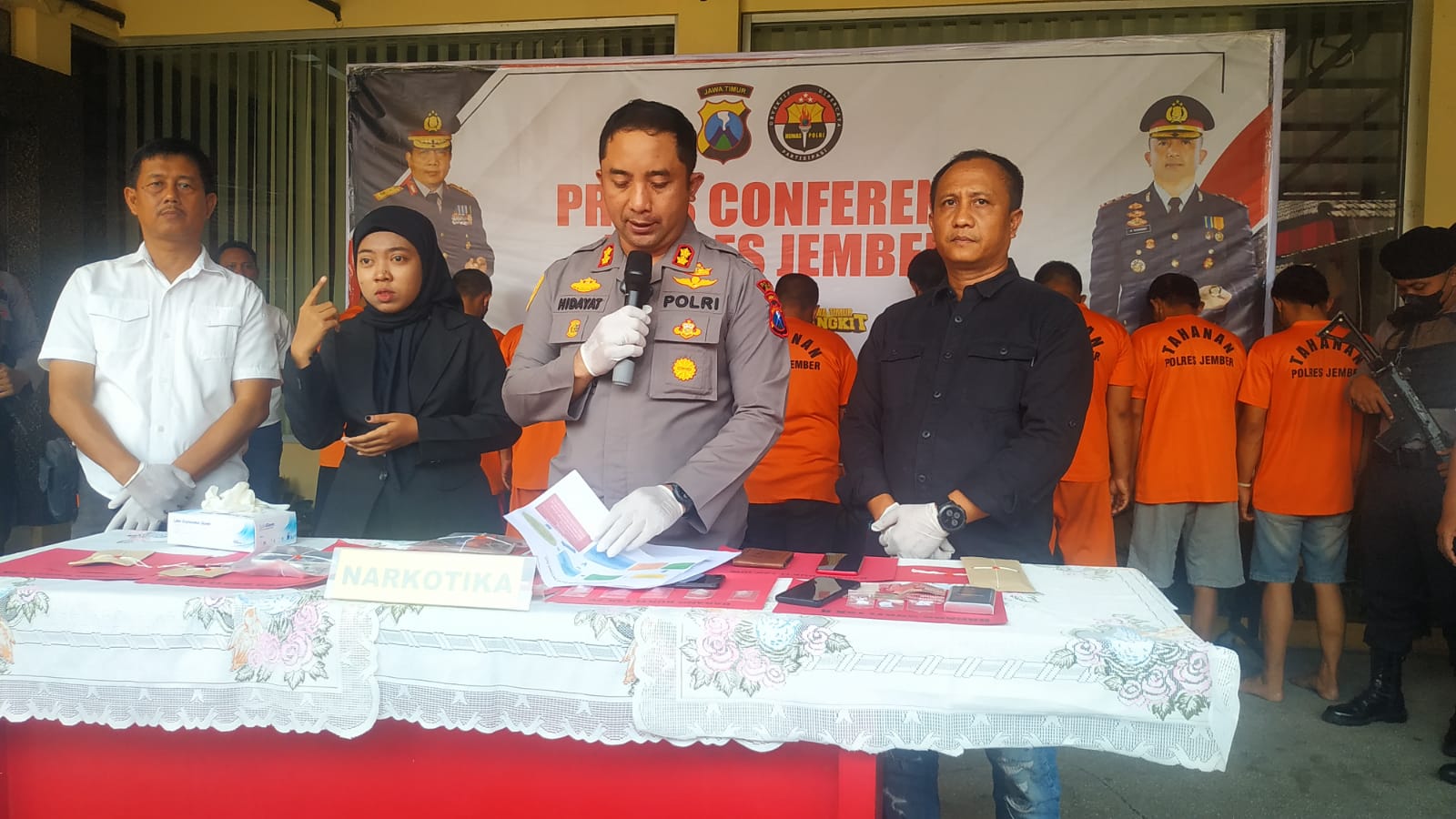 Polres Jember Ungkap 8 Kasus Narkotika dengan 9 Tersangka, 2 Residivis