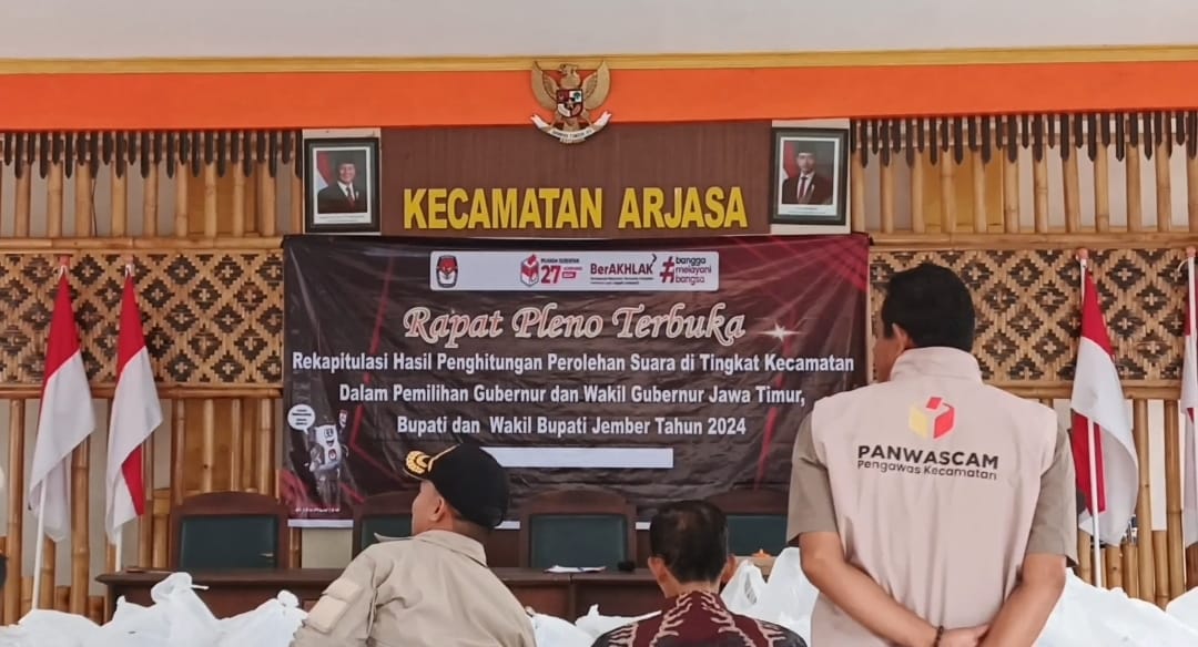 KPU Jember Tidak Temukan Laporan Selisih Hasil Hitung Suara di Tingkat Kecamatan