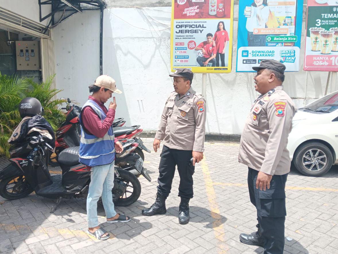 Polsek Tenggilis Mejoyo Perketat Pencegahan Curanmor, Jukir dan Pemilik Toko Diimbau Pasang CCTV