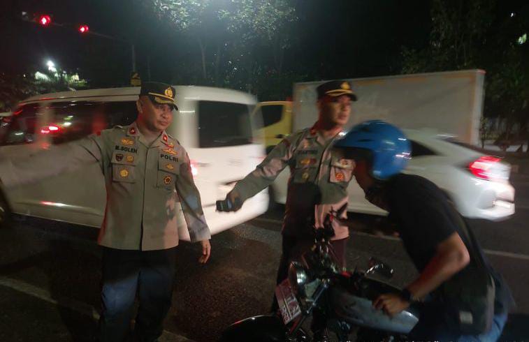 Patroli Gabungan Rayon 5 Cegah Kejahatan Malam