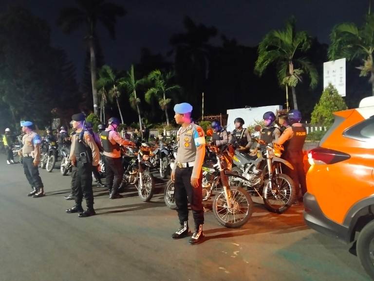 Antisipasi Kerusuhan Susulan, Polres Kediri Kota Patroli Gelar Skala Besar Digelar Setiap Hari 