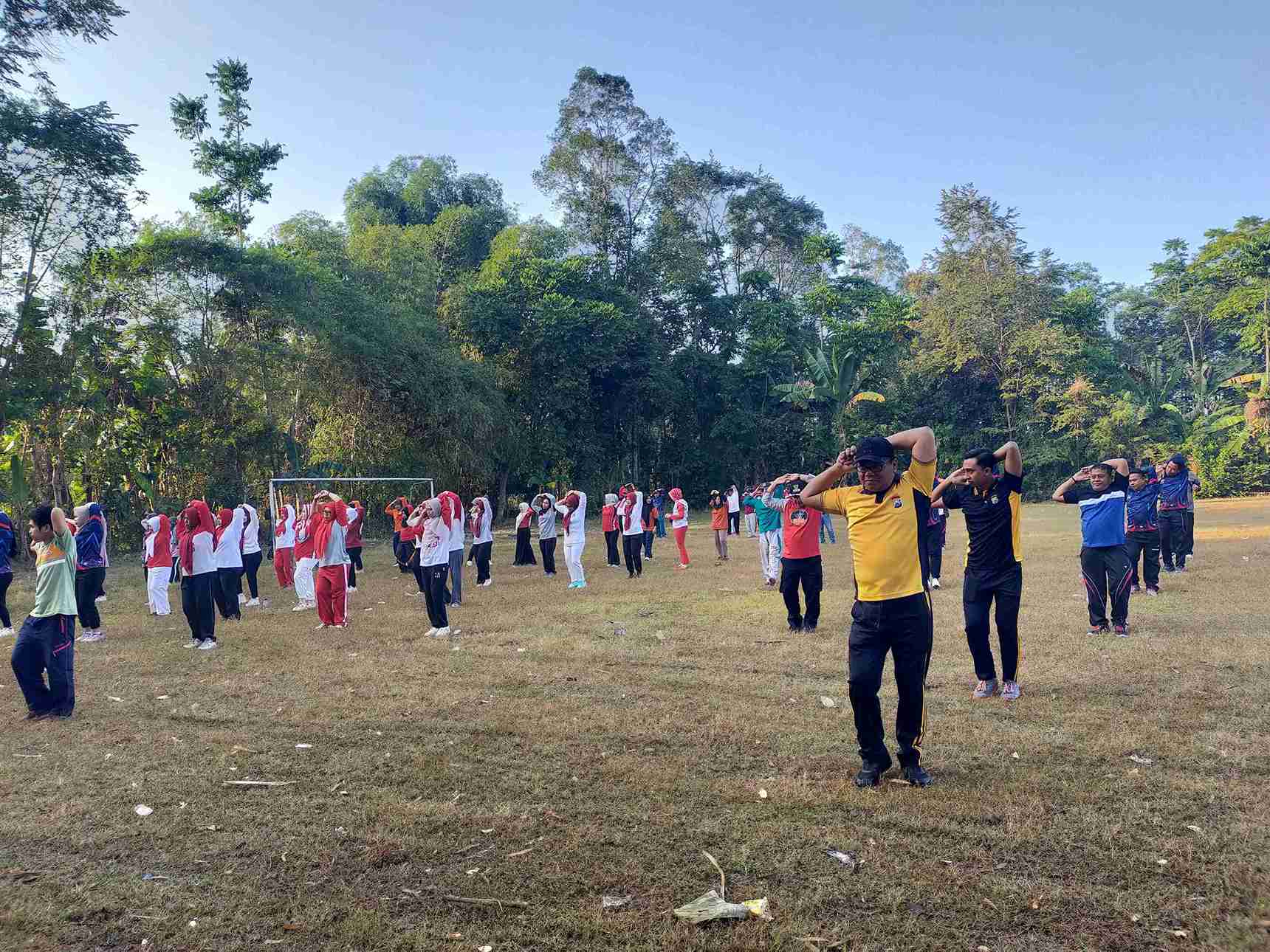 Sambut HUT Ke-80 RI, Forkopimca Kunir Gelar Olahraga Bersama Perkuat Sinergi Antarstakeholder