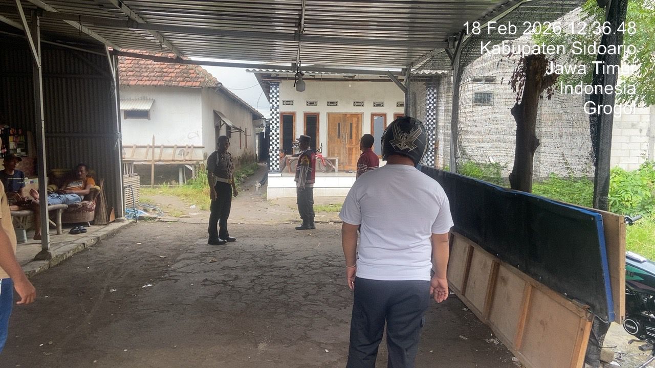 Respons Aduan Masyarakat, Polsek Tulangan Sidak Lokasi Diduga Arena Sabung Ayam