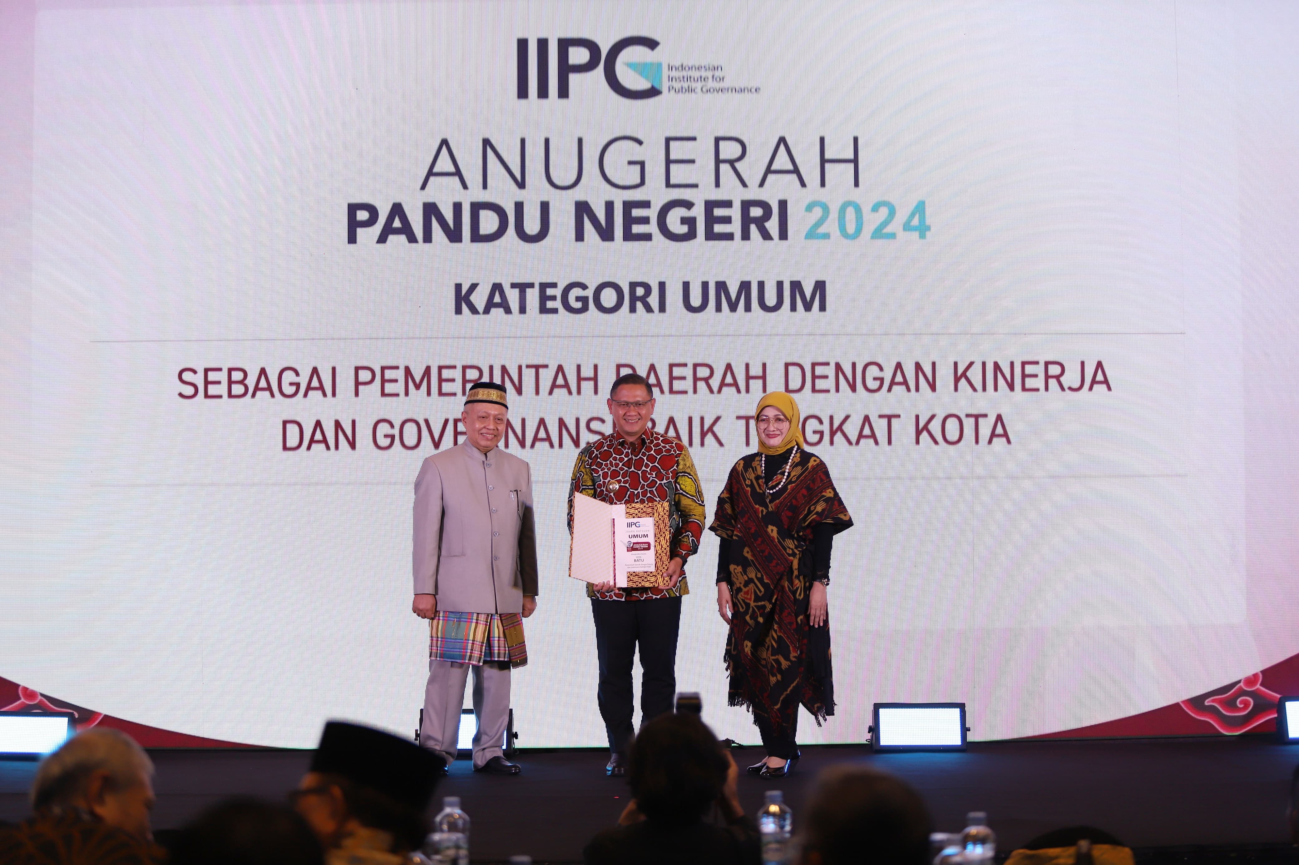 Pertama Kalinya, Kota Batu Meraih Penghargaan Anugerah Pandu Negeri 2024