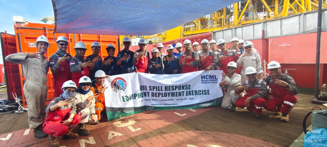 Sinergi KSOP Kalianget-HCML Diperkuat, Gelar Latihan Wet Drill Tangkal Tumpahan Minyak