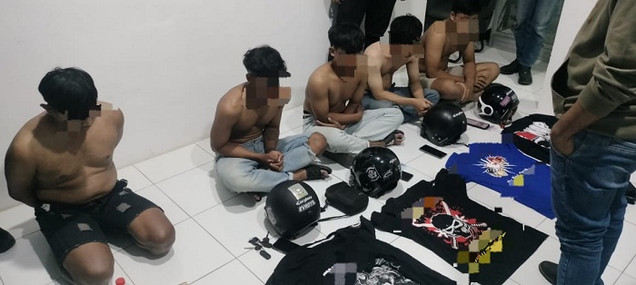 Resahkan Warga, Polres Blitar Amankan 5 Anggota Perguruan Silat: 2 Ditetapkan Tersangka