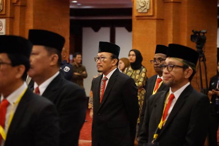 Hendro Tri Prasetyo dan dua Pimti Pratama Kumham Maluku Dilantik Jadi MPWN