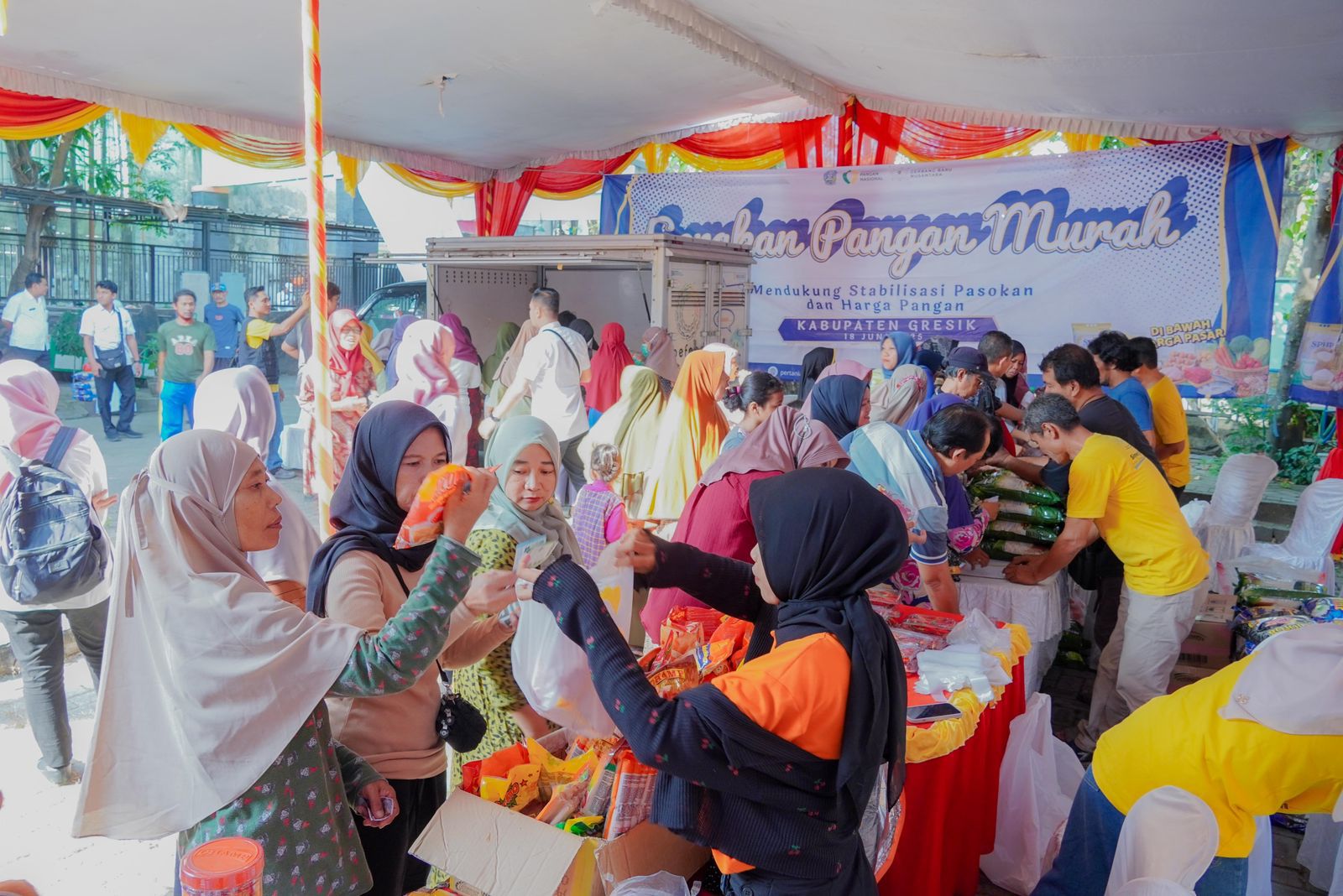 Jaga Daya Beli Masyarakat, Pemkab Gresik Gelar Gerakan Pangan Murah