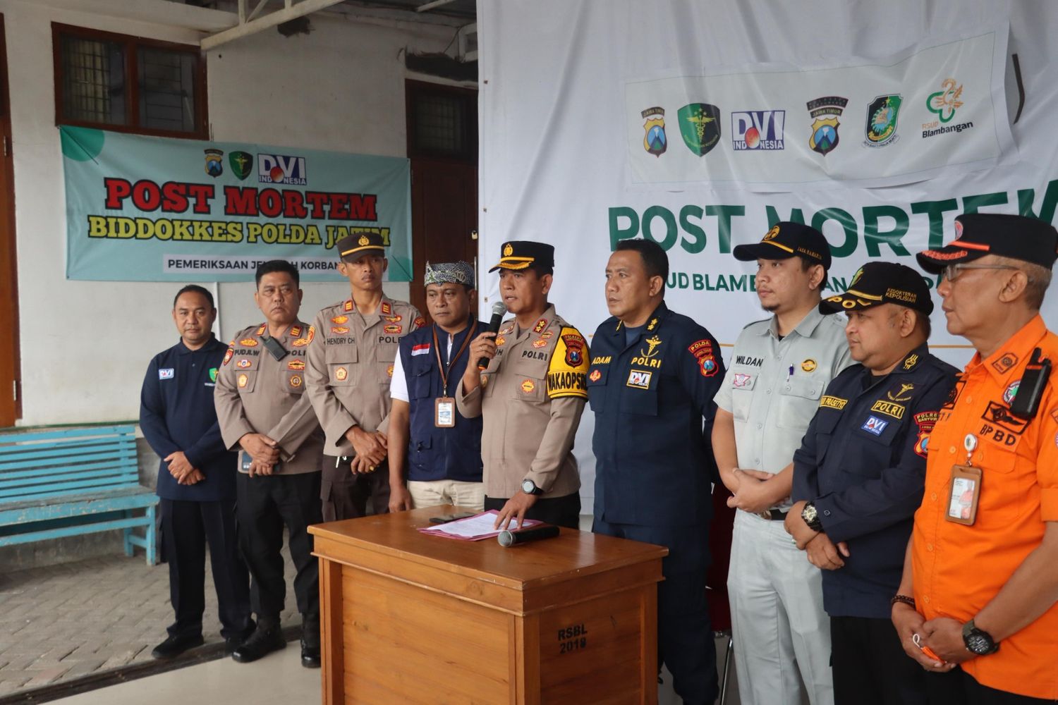 Polresta Banyuwangi Bersama Tim Gabungan Umumkan Dua Identitas Jenazah Korban KMP Tunu Pratama Jaya