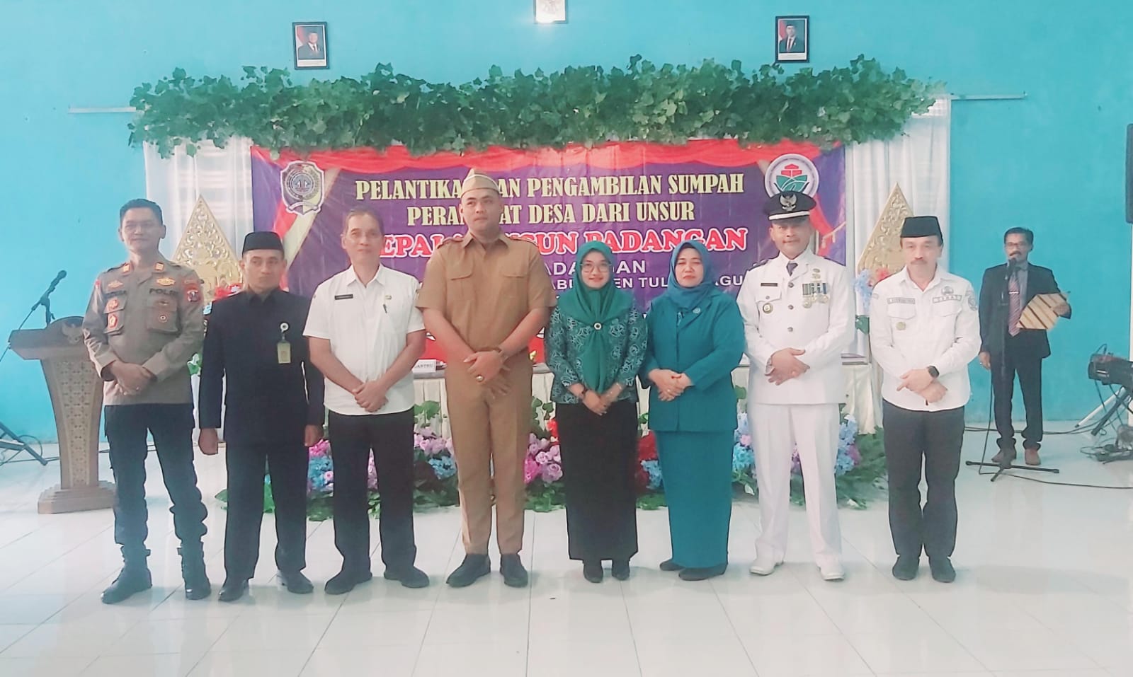 Kades Padangan Sutopo Melantik Kasun Baru Arief Fadilah