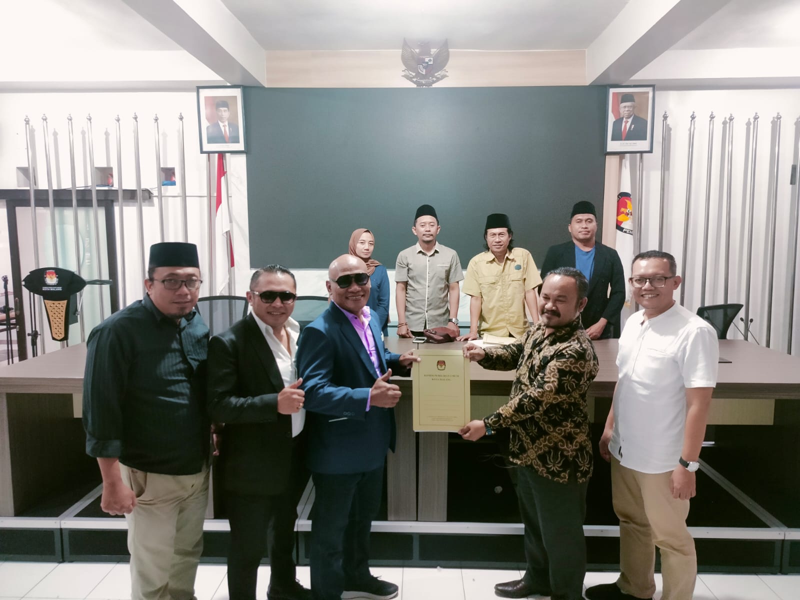 Lolos Verifikasi Administrasi, KPU Kota Malang Segera Verfak Dukungan Sam HC-RWU