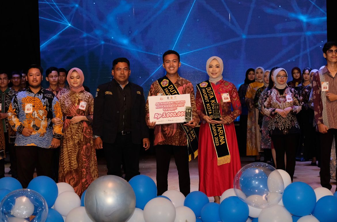 Dany Firman Lazuardi Juara Favorit Duta Karang Taruna Kota Surabaya 2023