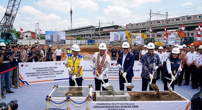 Pemerintah dan KAI Mulai Bangun 3.784 Hunian Terjangkau di Manggarai