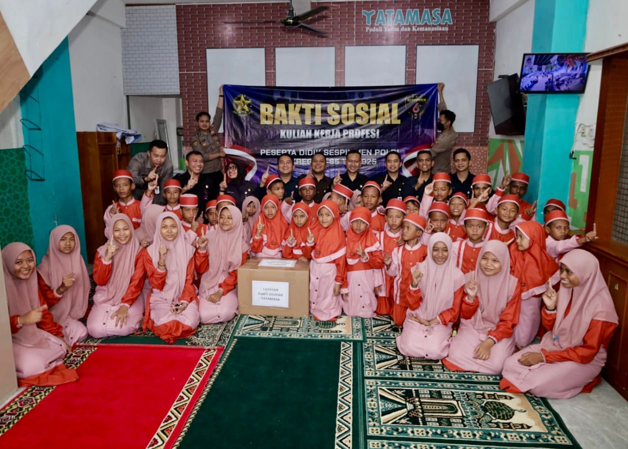 Sespimmen Polri Hadirkan Bakti Sosial Jelang HUT Bhayangkara di Surabaya