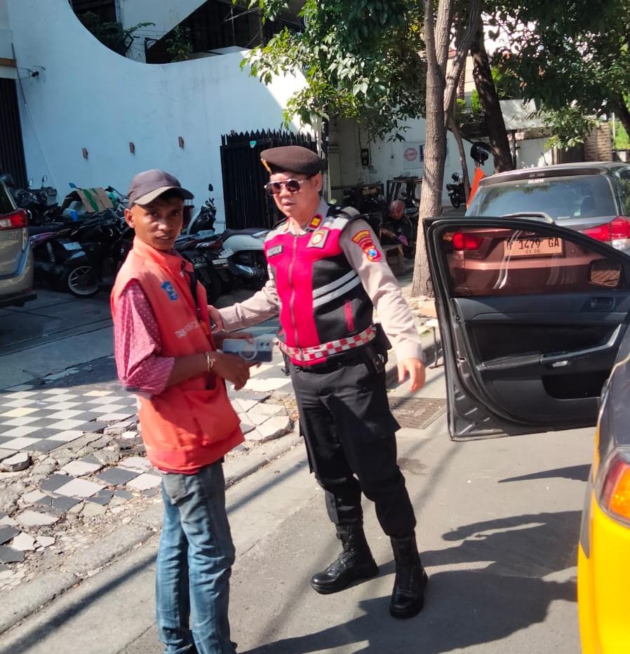Polsek Mulyorejo Gelar Operasi Tipiring, Jukir Liar di Kawasan Dharmahusada Diamankan