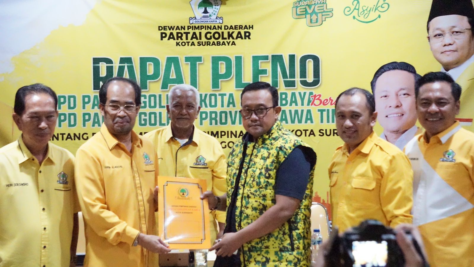 Pleno DPD Golkar Surabaya Usulkan Arif Fathoni Duduki Kursi Pimpinan Dewan