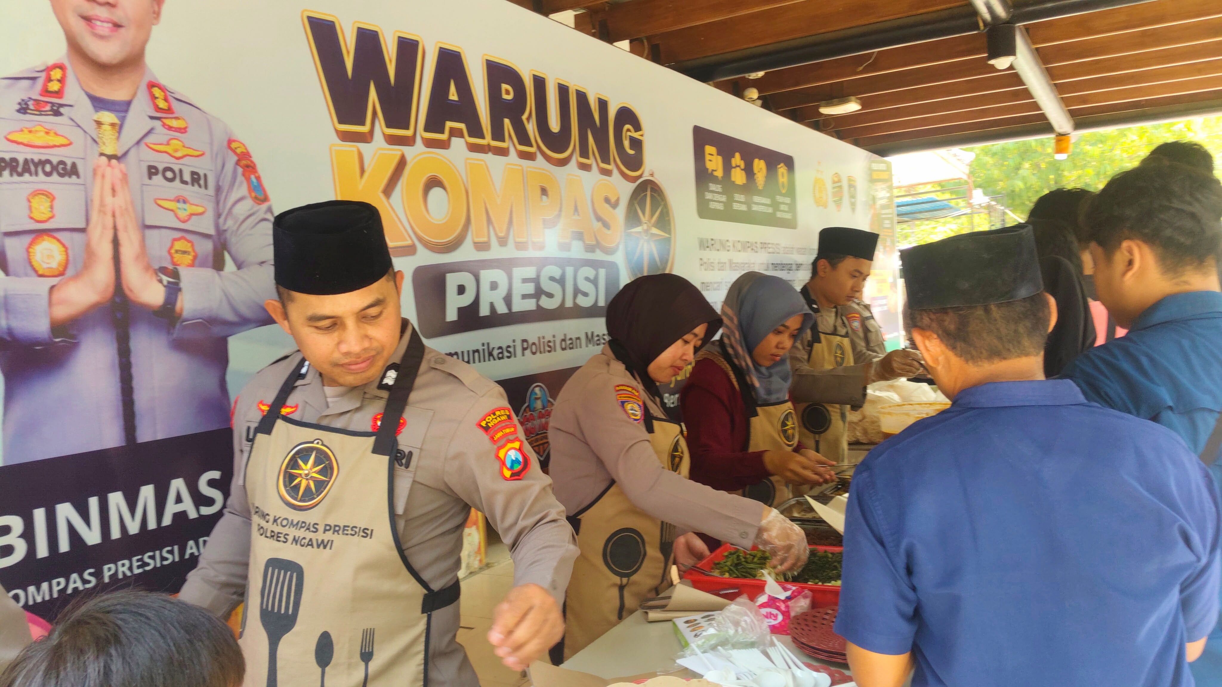 Polres Ngawi Buka Ruang Dialog di Warung Kompas Presisi