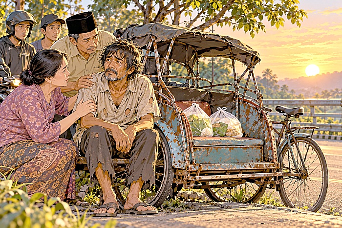 Becak Tua dan Cinta yang Tak Kembali (5): Sakitnya Mengingat yang Telah Pergi