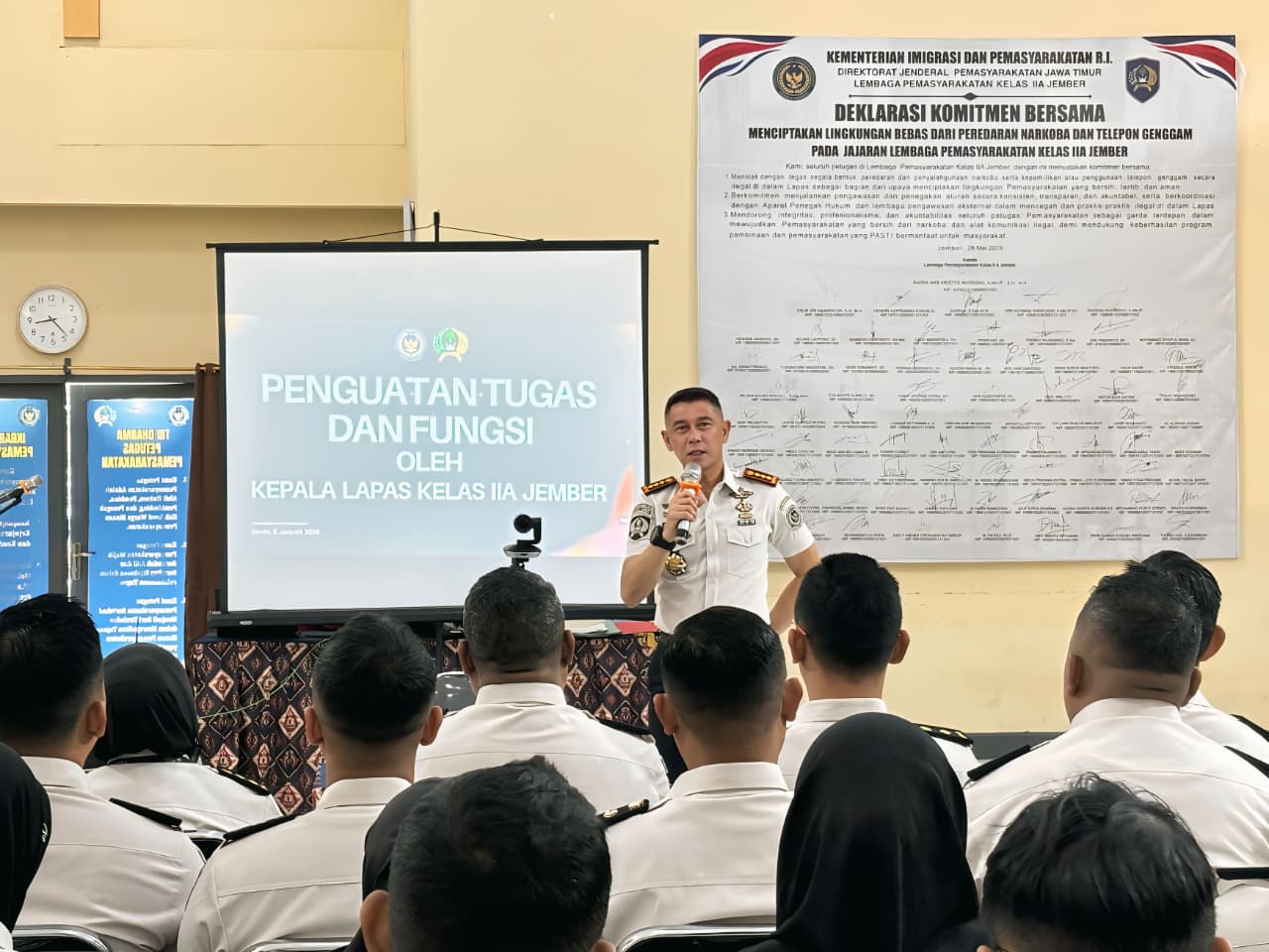 Jaga Marwah Institusi, Kalapas Jember Tekankan Pentingnya Integritas dan Profesionalisme