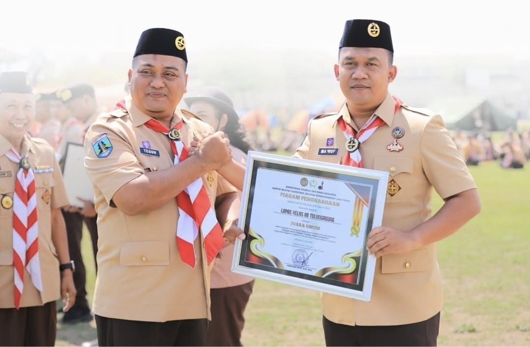 Lapas Tulungagung Sabet Juara Umum Perkemahan Satya Dharma Bhakti Pemasyarakatan 2025