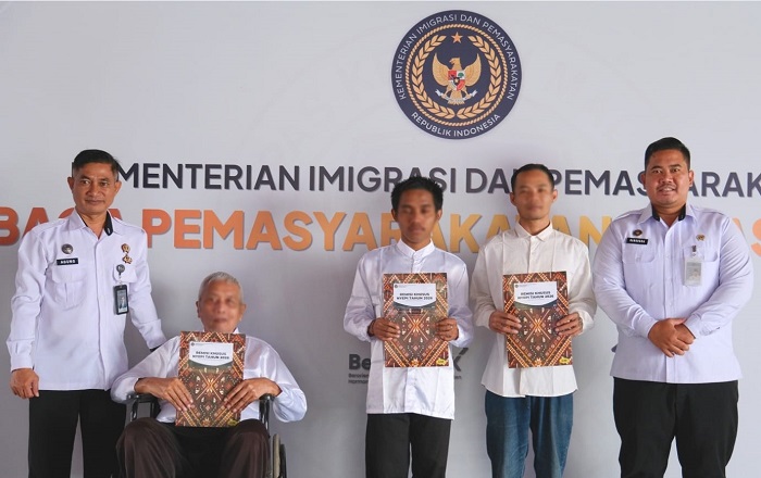 Tiga Warga Binaan Lapas Kelas I Malang Terima Remisi Khusus Nyepi 2026