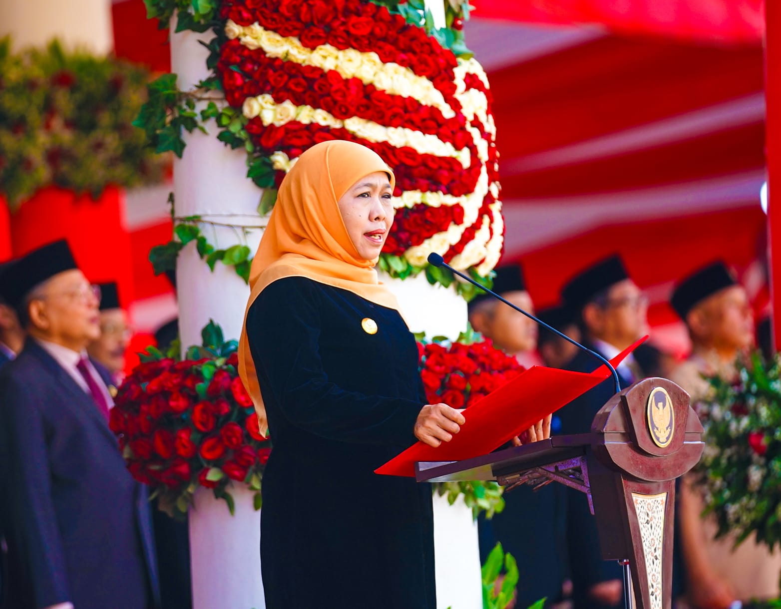 Peringati Hari Lahir Pancasila, Gubernur Khofifah: Pancasila Perkokoh Moral Bangsa di Tengah Gempuran Zaman