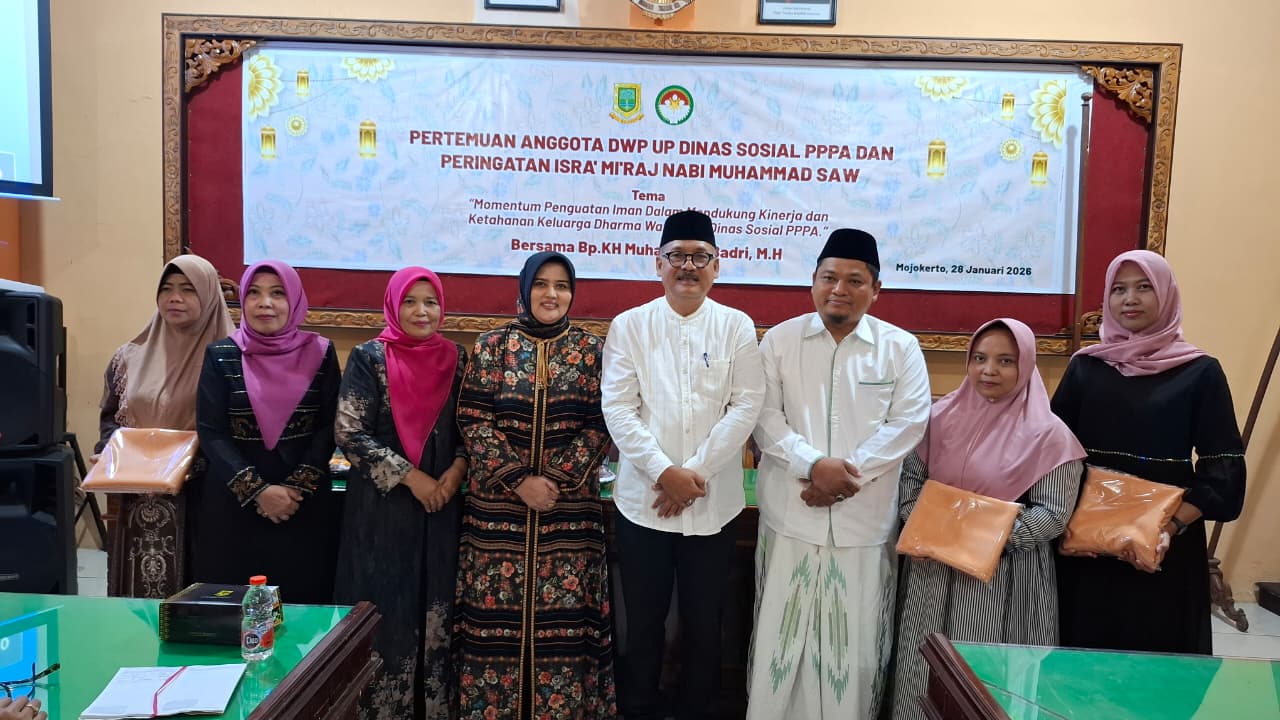 DWP UP Dinsos PPPA Kota Mojokerto Gelar Peringatan Isra Mikraj, Perkuat Iman dan Ketahanan Keluarga