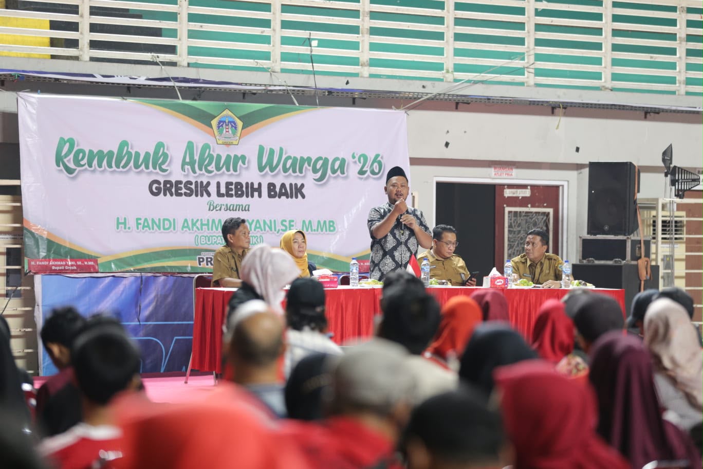 Maksimalkan Pemerataan Bansos. Bupati Gresik Ajak Warga Jadi Agen Perlinsos