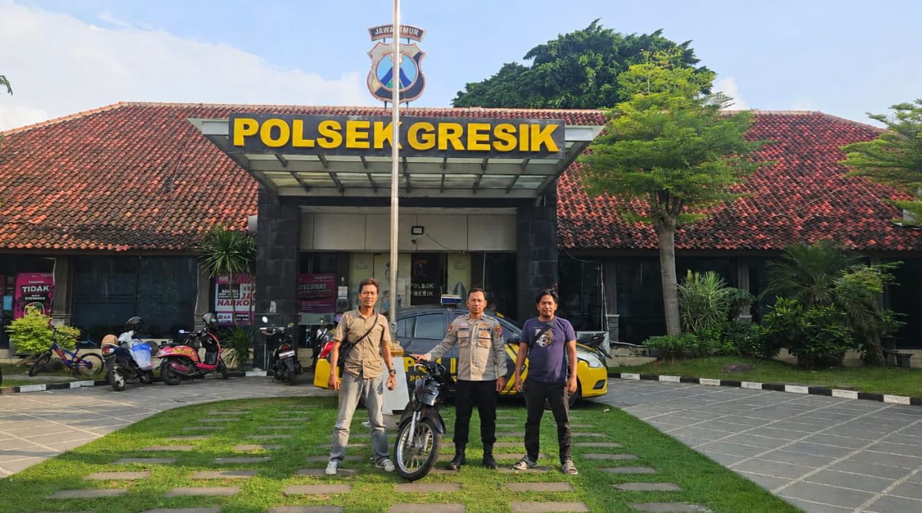Curi Motor di Gresik Kota, Residivis Dibekuk Polisi di Jalan Raya