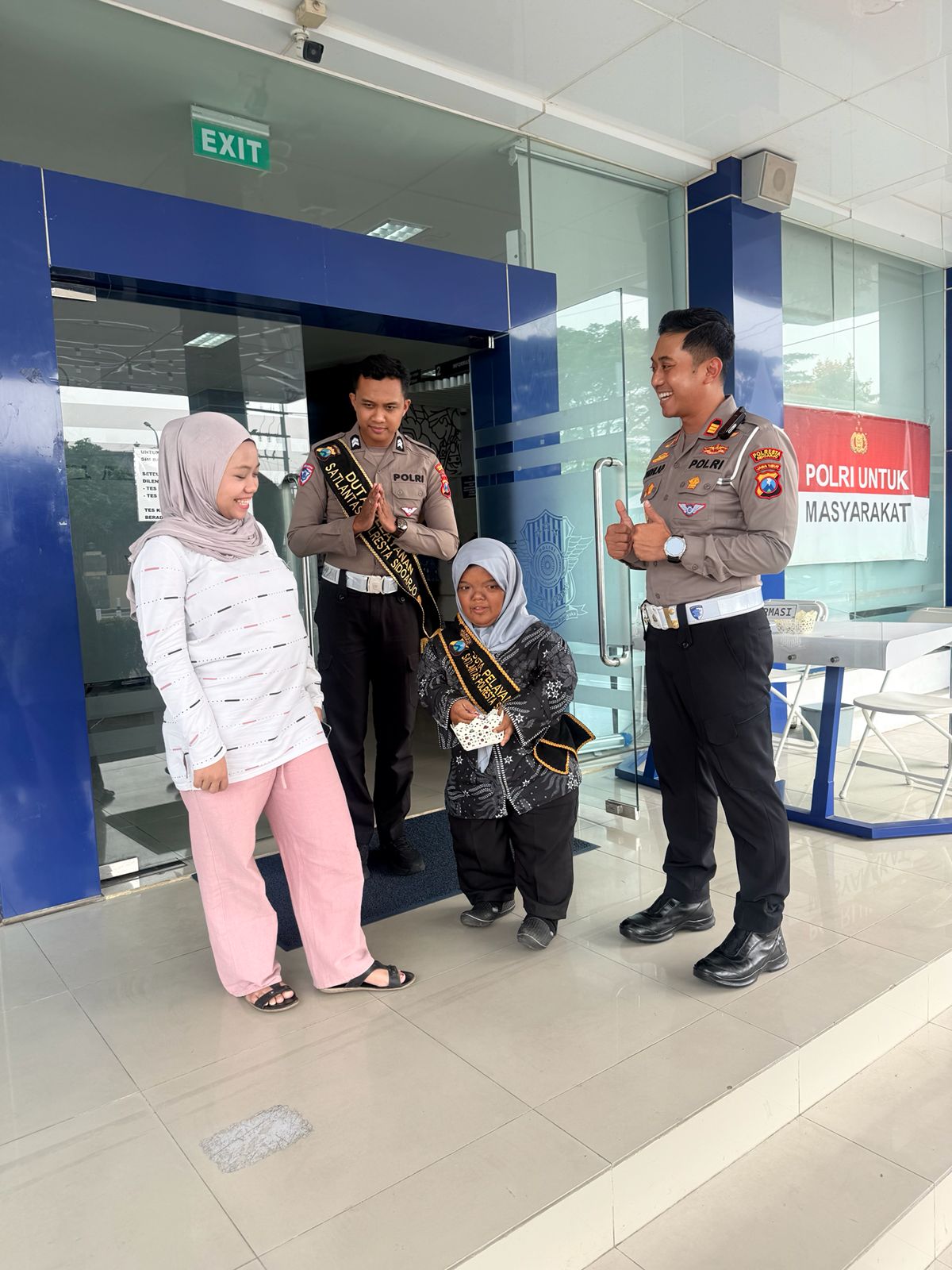 Wujudkan Pelayanan Inklusif, Kapolresta Sidoarjo Rekrut Eks Driver Ojol Difabel Jadi Duta Satpas