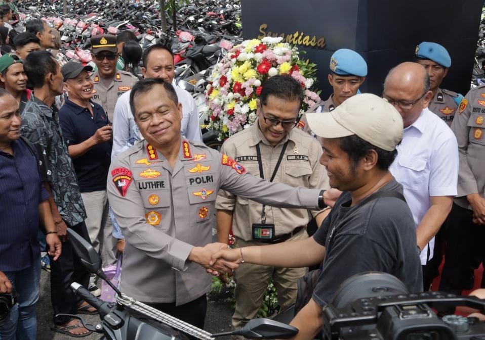 Bazar Ranmor Sesi Pertama, 52 Kendaraan Telah Dikembalikan pada Pemilik Sah
