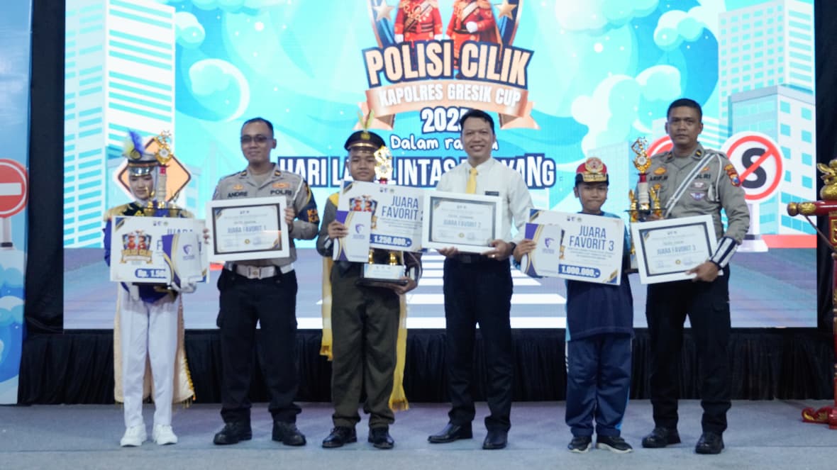 Gebyar Pocil Kapolres Gresik Cup 2025: Kebomas Raih Juara Umum, Tanamkan Disiplin Sejak Dini