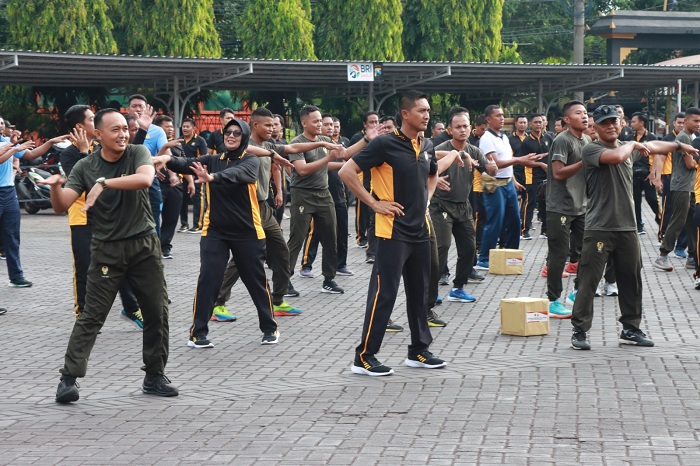 Polres Pasuruan Kuatkan Sinergitas TNI-Polri dengan Olahraga Bersama